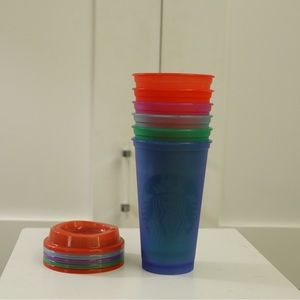 Starbucks Rainbow Cold Cups Set🤍